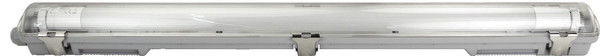 e2 LED Feuchtraum-Wannenleuchte T8 G13 67,5cm Classic-Power S 9W neutralweiss 4000K IP65 Grau