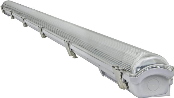 e2 LED Feuchtraum-Wannenleuchte T8 G13 128cm Classic-Power M 18W neutralweiss 4000K IP65 Grau