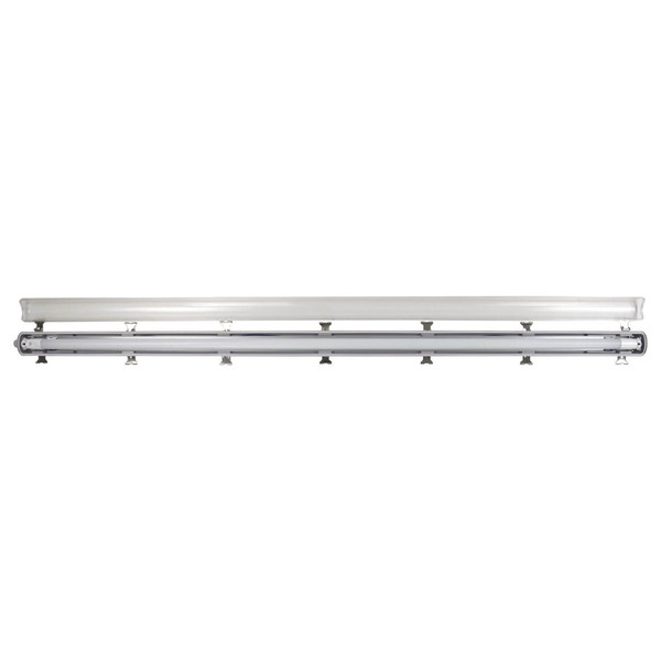 e2 LED Feuchtraum-Wannenleuchte T8 G13 158cm Classic-Power L 24W neutralweiss 4000K IP65 Grau
