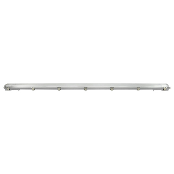 e2 LED Feuchtraum-Wannenleuchte T8 G13 158cm Classic-Power L 2x 24W neutralweiss 4000K IP65 Grau