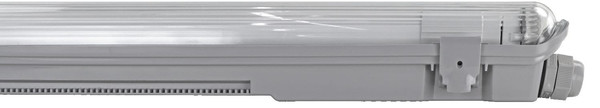 e2 LED Feuchtraum-Wannenleuchte T8 G13 128,5cm Basic M 18W neutralweiss 4000K IP65 Grau