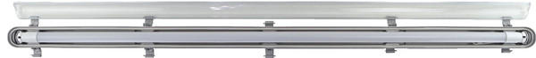 e2 LED Feuchtraum-Wannenleuchte T8 G13 128,5cm Basic M 18W neutralweiss 4000K IP65 Grau