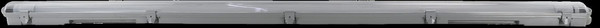 e2 LED Feuchtraum-Wannenleuchte T8 G13 129cm Basic M 2x 18W neutralweiss 4000K IP65 Grau
