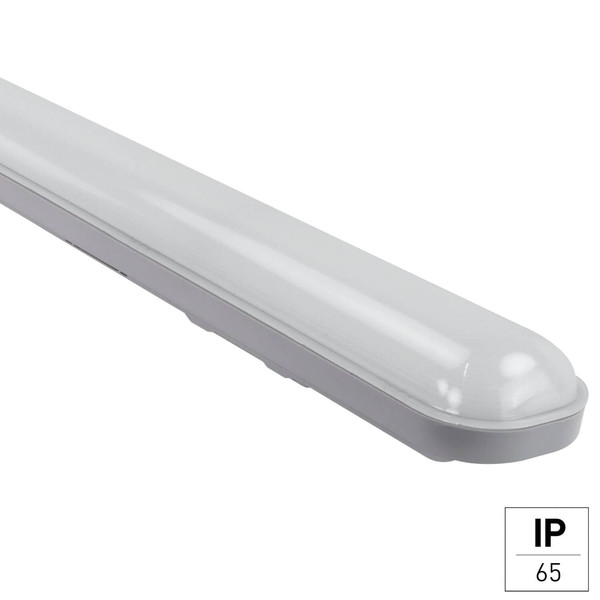 e2 LED Feuchtraum-Wannenleuchte 60cm Compact S 18W neutralweiss 4000K IP65 Grau