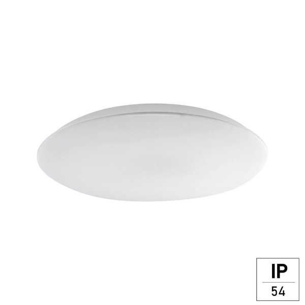 e2 LED Anbauleuchte, Deckenleuchte Rimini 380 36W warmweiss 3000K IP54 Weiß Ø38cm