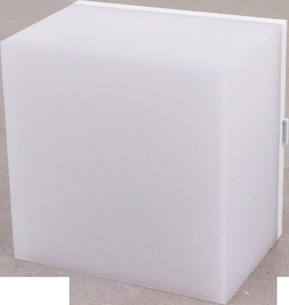 e2 LED Anbauleuchte, Deckenleuchte i-ART 100 4W CCT warm-/neutral-/tageslichtweiss 3000K/4000K/6000K IP65 Weiß 10x10cm