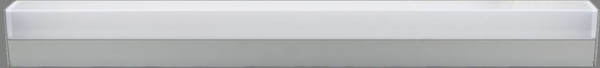 e2 LED Bad- und Spiegelleuchte Mirrox 12W CCT warm-/neutral-/tageslichtweiss 3000K/4000K/6000K IP54 Aluminium 60x6cm