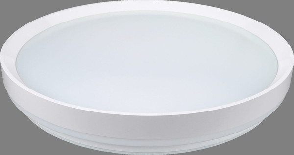e2 LED Anbauleuchte, Deckenleuchte Moon R482 70W CCT warm-/tageslichtweiss 3000-6500K dimmbar Fernbedienung IP44 Weiß Ø48cm