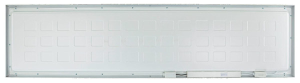 e2 LED Anbaupanel, Deckenleuchte Tajo 36W CCT warm-/neutral-/tageslichtweiss 3000K/4000K/6500K Weiß Aluminium 128,5x32cm