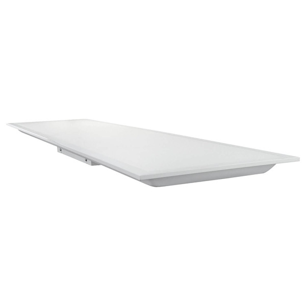 e2 LED Anbaupanel, Deckenleuchte Alva 36W CCT warm-/neutral-/tageslichtweiss 3000K/4000K/6500K Fernbedienung Weiß Stahl 119,5x29,5cm