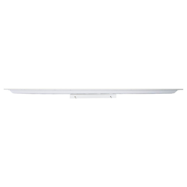 e2 LED Anbaupanel, Deckenleuchte Alva 36W CCT warm-/neutral-/tageslichtweiss 3000K/4000K/6500K Fernbedienung Weiß Stahl 119,5x29,5cm