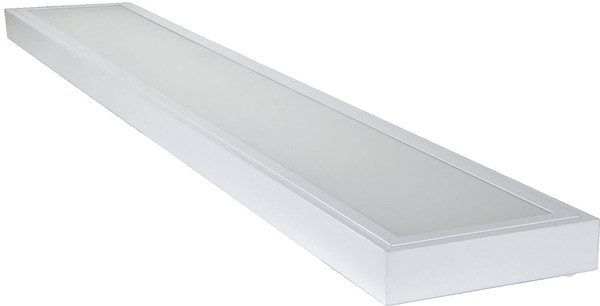 e2 LED Anbauleuchte, Deckenleuchte Prisma M 38W CCT warm-/neutral-/tageslichtweiss 3000K/4000K/6000K Weiß Stahl 118,5cm