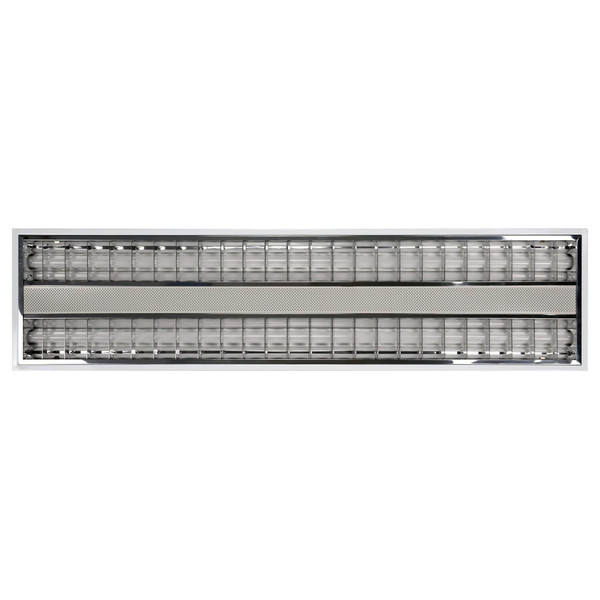 e2 LED Anbauleuchte, Deckenleuchte Nostal M 42W CCT warm-/neutral-/tageslichtweiss 3000K/4000K/6000K Weiß Stahl 124,5cm