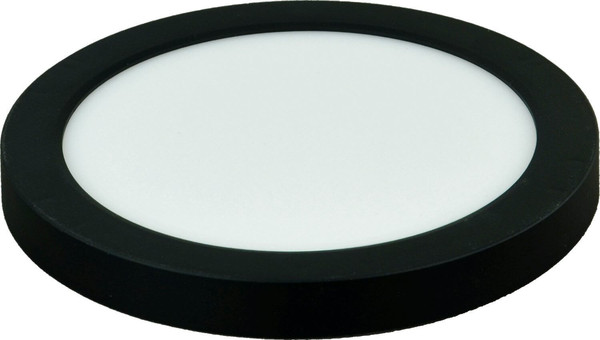 e2 LED Anbaupanel, Deckenleuchte Space R170 12W CCT warm-/neutral-/tageslichtweiss 3000K/4000K/6500K Schwarz Ø17cm