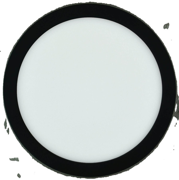 e2 LED Anbaupanel, Deckenleuchte Space R220 18W CCT warm-/neutral-/tageslichtweiss 3000K/4000K/6500K Schwarz Ø22,5cm