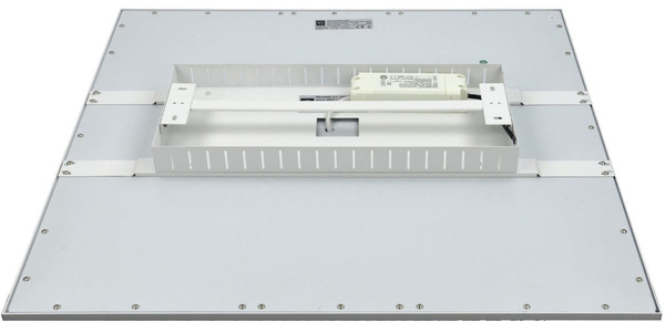 e2 LED Einbaupanel, Deckeneinbauleuchte Square 625 40W CCT warm-/tageslichtweiss 3000-6000K WiFi Weiß Aluminium 62x62cm