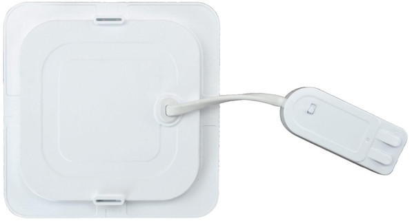 e2 LED Einbaupanel, Deckeneinbauleuchte Style Q 145 9W CCT warm-/neutral-/tageslichtweiss 3000K/4000K/6000K Weiß 14,5x14,5cm