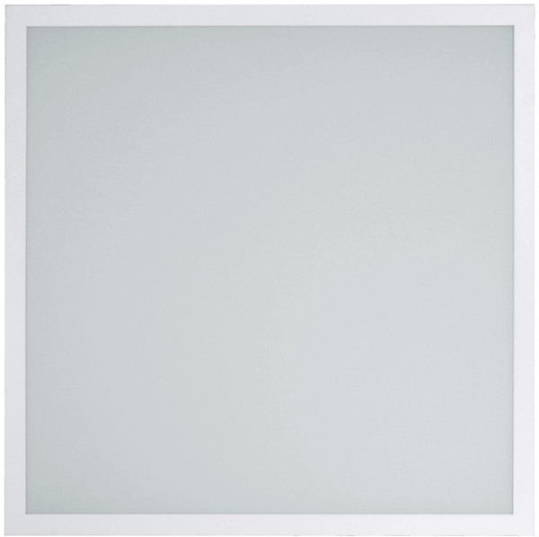 e2 LED Einbaupanel, Deckeneinbauleuchte Square 625 Backlight 40W CCT warm-/neutral-/tageslichtweiss 3000K/4000K/6500K Weiß Aluminium 62x62cm