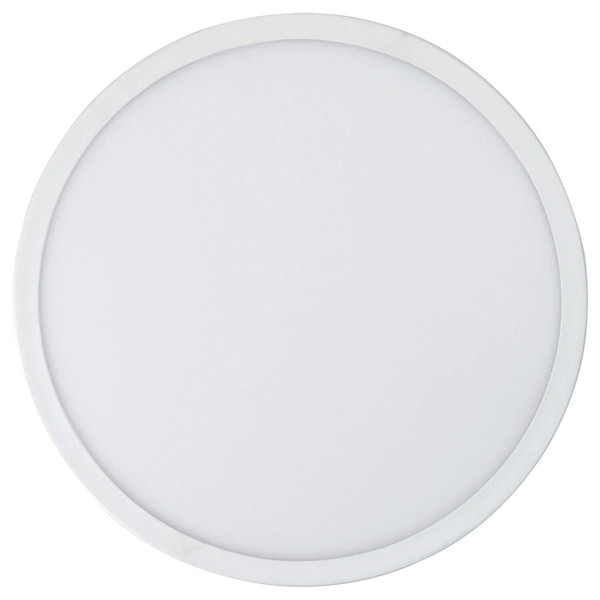 e2 LED Anbaupanel, Deckenleuchte Twice R420 24W CCT warm-/tageslichtweiss 3000-6000K dimmbar RGB IP54 Weiß Ø42cm