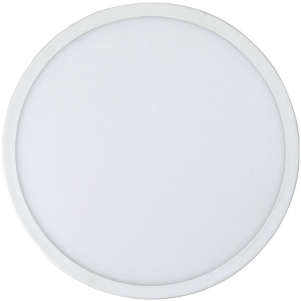 e2 LED Anbaupanel, Deckenleuchte Twice R500 36W CCT warm-/tageslichtweiss 3000-6000K dimmbar RGB Fernbedienung IP54 Weiß Ø50cm
