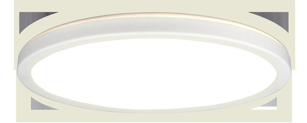 e2 LED Anbaupanel, Deckenleuchte Twice R500 36W CCT warm-/tageslichtweiss 3000-6000K dimmbar RGB Fernbedienung IP54 Weiß Ø50cm