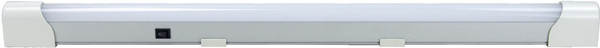 e2 LED Lichtleiste, Unterbauleuchte Base switch S 10W neutralweiss 4000K Weiß Aluminium 60cm