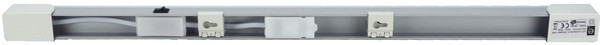 e2 LED Lichtleiste, Unterbauleuchte Base switch S 10W neutralweiss 4000K Weiß Aluminium 60cm