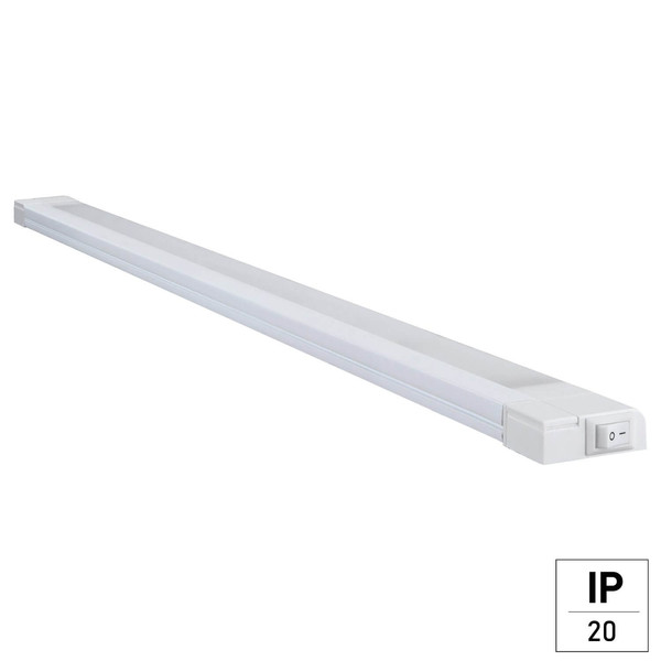 e2 LED Lichtleiste, Unterbauleuchte Dainty S 8W neutralweiss 4000K Weiß 60cm