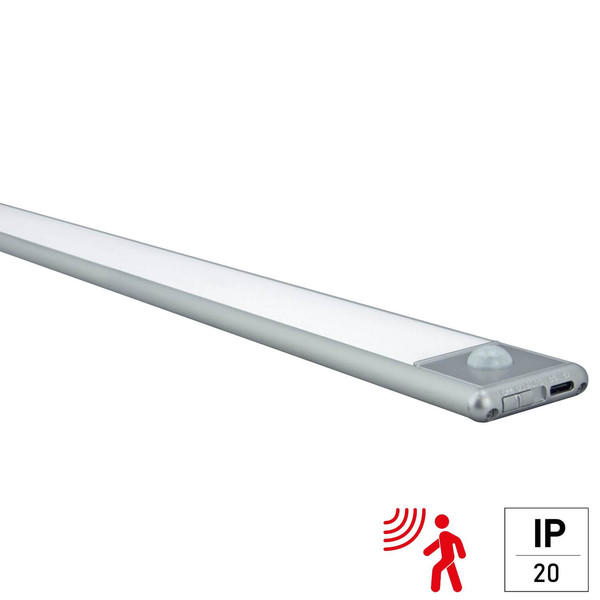 e2 LED Lichtleiste, Unterbauleuchte Cell S 3W neutralweiss 4000K Aluminium 60cm