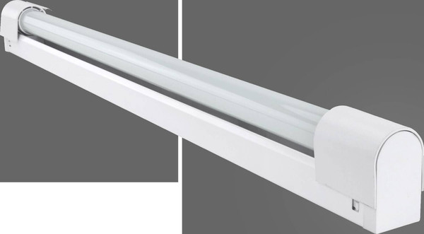 e2 LED Lichtleiste, Unterbauleuchte Move S 9W neutralweiss 4000K Weiß Stahl 61cm