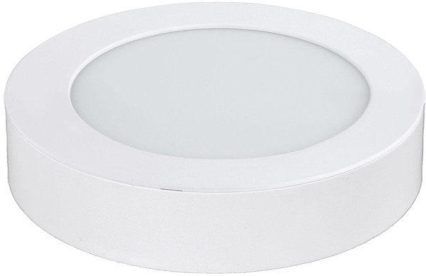 e2 Aufbaurahmen für Einbaupanel Style R 145 rund Weiß Ø14,5cm
