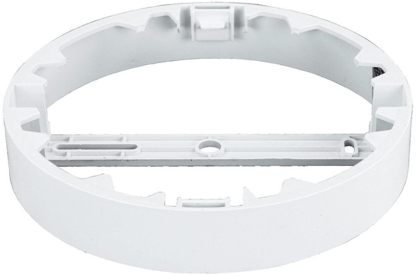 e2 Aufbaurahmen für Einbaupanel Style R 170 rund Weiß Ø17cm