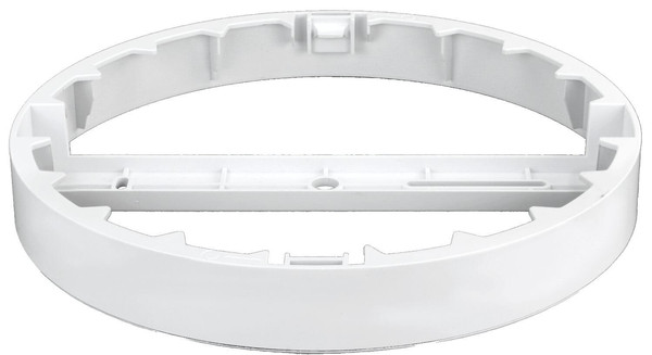 e2 Aufbaurahmen für Einbaupanel Style R 225 rund Weiß Ø22,5cm