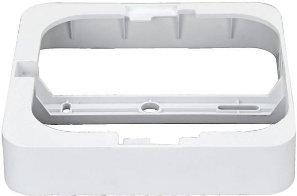 e2 Aufbaurahmen für Einbaupanel Style Q 145 eckig Weiß 14,5x14,5cm
