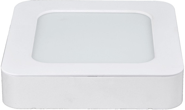 e2 Aufbaurahmen für Einbaupanel Style Q 145 eckig Weiß 14,5x14,5cm