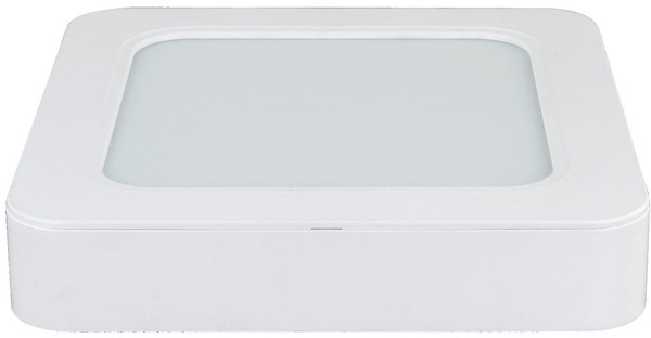 e2 Aufbaurahmen für Einbaupanel Style Q 170 eckig Weiß 17x17cm