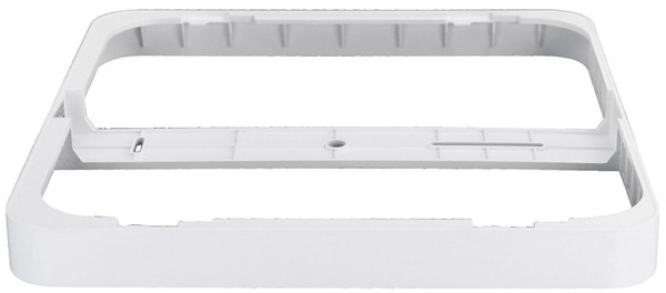 e2 Aufbaurahmen für Einbaupanel Style Q 300 eckig Weiß 30x30cm