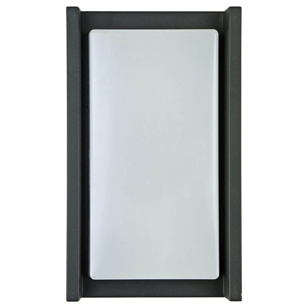 e2 LED Außenwandleuchte Cetus 12W neutralweiss 4000K IP65 Anthrazit Aluminium 24x14,5cm