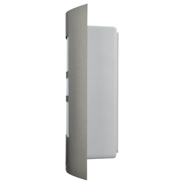 e2 Außenwandleuchte Polis E27 IP44 Aluminium Stahl 26,5x21cm