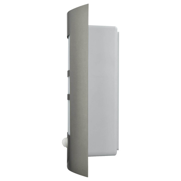 e2 Außenwandleuchte Polis E27 Bewegungsmelder IP44 Aluminium Stahl 26,5x21cm