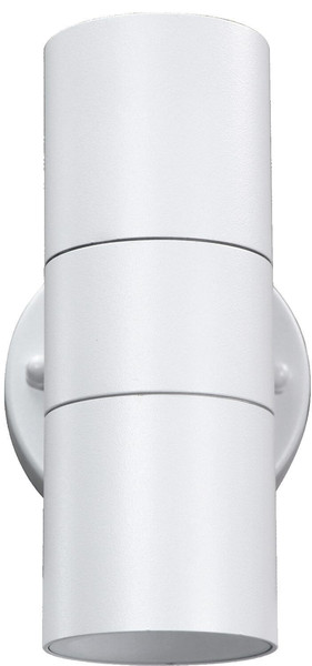 e2 Außenwandleuchte Electra up&down 2-flammig GU10 IP44 Weiß Aluminium 16x9cm