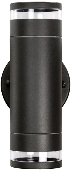 e2 Außenwandleuchte Musica up&down 2-flammig GU10 IP44 Anthrazit Aluminium 18,5x9cm
