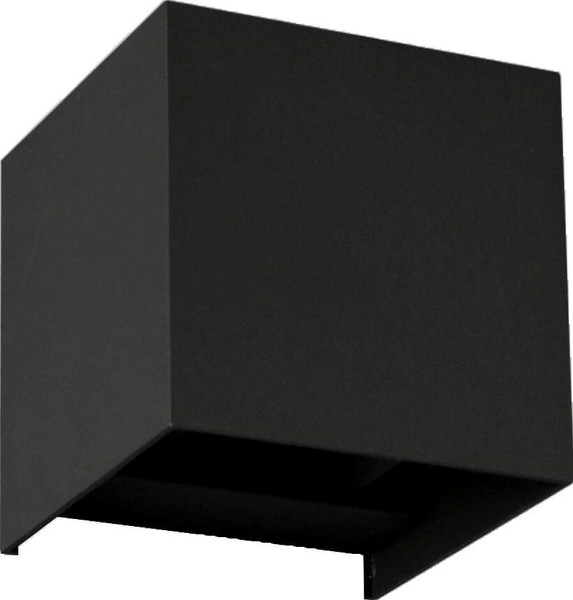 e2 LED Außenwandleuchte Qube up&down 7W CCT warm-/neutral-/tageslichtweiss 3000K/4000K/6000K IP65 Anthrazit Aluminium 10x10cm