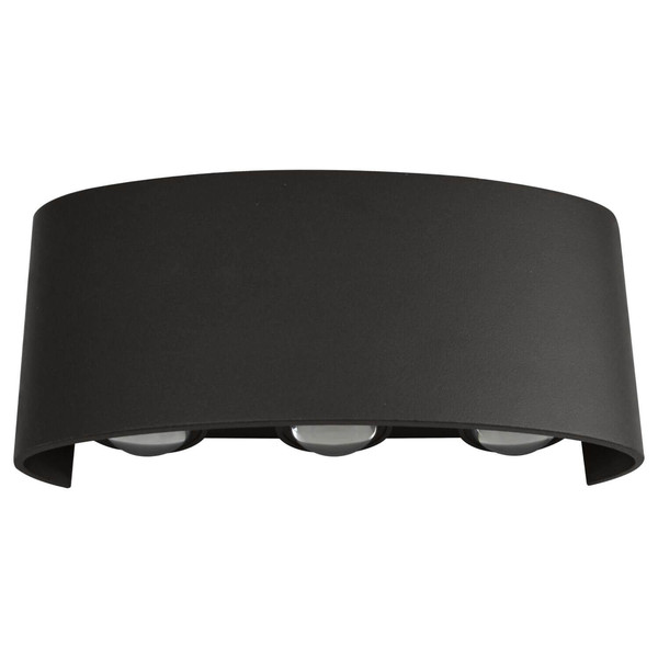 e2 LED Außenwandleuchte Petra up&down 7W CCT warm-/neutralweiss 3000K/4000K/5000K IP54 Anthrazit Aluminium 17x8cm