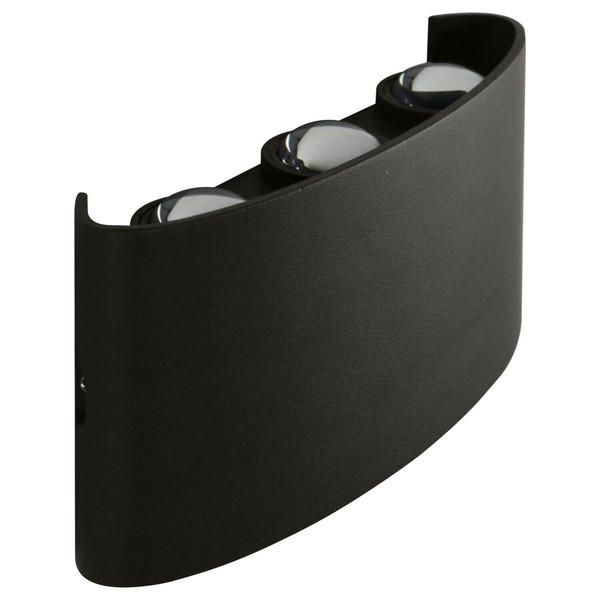 e2 LED Außenwandleuchte Petra up&down 7W CCT warm-/neutralweiss 3000K/4000K/5000K IP54 Anthrazit Aluminium 17x8cm