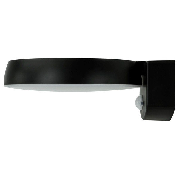 e2 LED Solar-Außenwandleuchte Solaris-1 2W neutralweiss 4000K Bewegungsmelder IP54 Schwarz 17,5x14,5cm