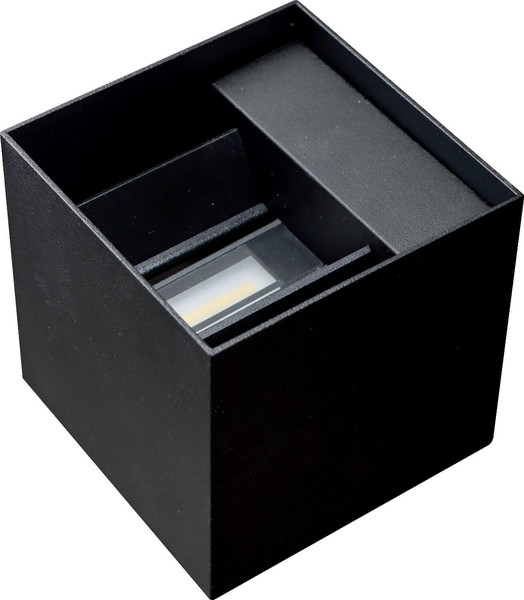 e2 LED Außenwandleuchte Kappa up&down 7W neutralweiss 4000K IP65 Anthrazit Aluminium 10x10cm