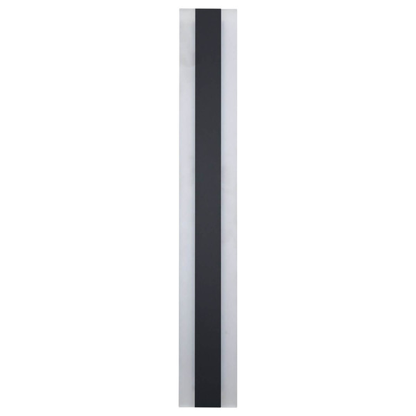 e2 LED Außenwandleuchte Irena 18W neutralweiss 4000K IP54 Anthrazit Edelstahl 100x9cm