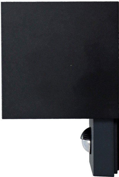 e2 LED Außenwandleuchte Qube up&down 7W CCT warm-/neutral-/tageslichtweiss 3000K/4000K/6000K Bewegungsmelder IP65 Anthrazit Aluminium 15x10cm