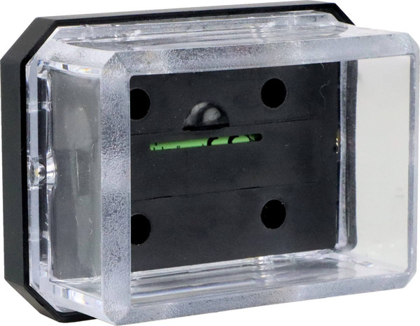 e2 LED Solar-Zaunleuchte 0,1W neutralweiss 4000K 4er Set IP44 Schwarz 8x6cm